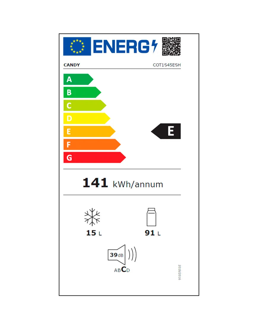 Candy Frigorifero monoporta COT1S45ESH