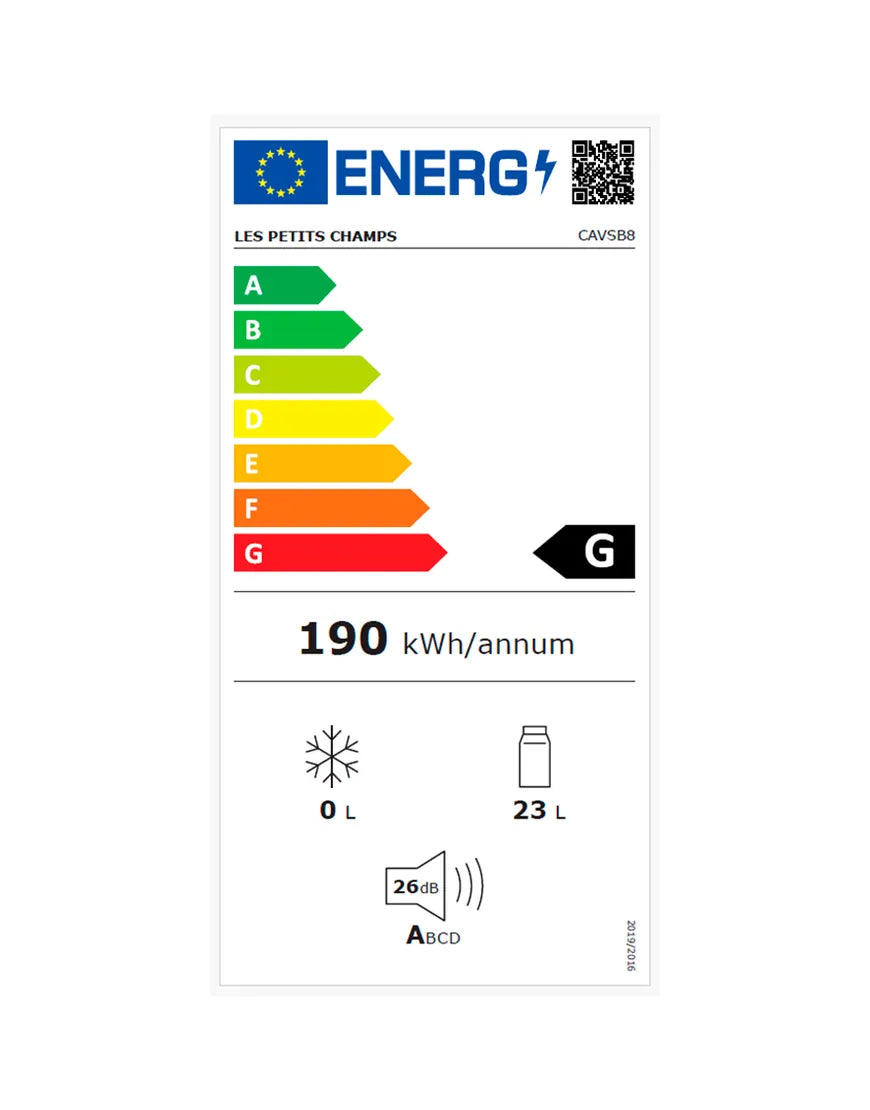 Cantinetta 8 bottiglie nera